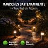 MONZANA® LED Solarlampe 8er Set Wetterfest IP44 Erdspieß Solar Außenbeleuchtung Solarleuchte Outdoor Garten Balkon Bild 2