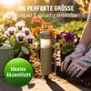 MONZANA® LED Solarlampe 8er Set Wetterfest IP44 Erdspieß Solar Außenbeleuchtung Solarleuchte Outdoor Garten Balkon Bild 5