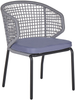 Beliani 'PALMI' Bistro Set mit Kissen, Metall Grau Bild 4