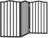 vidaXL 3-tlg. Hundetor Faltbar Schwarz 150 cm Pappelholz 352222 Bild 2