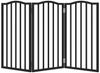 vidaXL 3-tlg. Hundetor Faltbar Schwarz 150 cm Pappelholz 352222 Bild 4