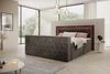 PROMETO Möbel Boxspringbett Doppelbett mit Matratze, Schubladen TV-Lift LED Beleuchtung, inkl. 7-Zonen-Taschenfederkernmatratze, TV-Lift im Fußteil, Topper Bild 2