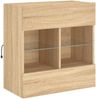 vidaXL TV-Wandschrank mit LED-Leuchten Sonoma-Eiche 58,5x30x60,5 cm 837094 Bild 5