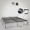 CLP Metallbett Fargo,schwarz 200x180x42 cm Bild 2