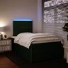 vidaXL Boxspringbett mit Matratze Dunkelgrün 120x200 cm Samt 3294607 Bild 4