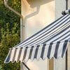 Klemmmarkise Stem 400x120x220-309 cm Dunkelblau / Weiß [pro. tec] Bild 4