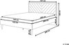 Bett dunkler Holzfarbton Lattenrost 140x200 cm MIALET Bild 2