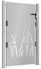 vidaXL Gartentor 100x125 cm Cortenstahl Gras-Design 153174 Bild 3