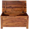 Truhe Kali 90x45x45 aus indischem Sheesham-Massivholz Bild 4