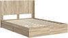 vidaXL Bettgestell mit Stauraum und Kopfteil 3 pcs Holzwerkstoff 3414027 Bild 4