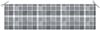 vidaXL Gartenbank-Auflage Grau Karomuster 180x50x3 cm Oxford-Gewebe 314097 Bild 5