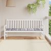 vidaXL Gartenbank-Auflage Grau Karomuster 180x50x3 cm Oxford-Gewebe 314097 Bild 2