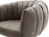 Esszimmerstuhl Jada-Flex Mikrofaser Taupe Vintage 4-Fuß konisch Edelstahl Taschenfederkern Bild 4