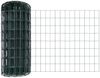 vidaXL Eurozaun mit Pfosten 10 x 0,8 m PVC-beschichteter Stahl Grün 3335974 Bild 2