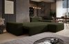 AX LIVING Ecksofa mit Schlaffunktion Alvorada 280 cm dunkelgrün Bild 3