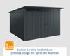 Hörmann EcoStar Euroline Gerätehaus Pultdach 310 x 310 Anthrazitgrau 2-flg Bild 2