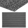 6er Set Tischset Platzset Tischmatte Platzdeckchen ca. 30x45 cm Auswahl: geflochten - anthrazit Bild 3