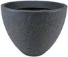 sesua Pflanzkübel Blumenkübel Stone Blumentopf Kunststoff rund grau Bild 1