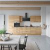 nobilia® Küchenzeile "Structura II", NEU: individuell anpassbar mit gratis Profi-Beratung, vormontiert, Breite 360 cm, Ausrichtung wählbar, wahlw. mit E-Geräten Bild 2