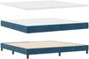 vidaXL Boxspringbett mit Matratze Dunkelblau 200 x 200 cm Samt 3339198 Bild 4