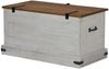 vidaXL Truhe HALDEN Weiß 91x48x47 cm Massivholz Kiefer 4018402 Bild 5