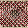Looma 'Tala' Kelim Senneh handgewebt, Schurwolle Beige-Rot, 57x85 cm Bild 5