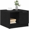 vidaXL Couchtisch Schwarze Eiche 50 x 50 x 36 cm Holzwerkstoff 862743 Bild 3