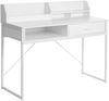 Schreibtisch ZYRA Weiß 110 cm 50 cm Bild 1