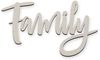 Namofactur 3D-Wandtattoo Wanddeko Schriftzug "Family" Wandbild (1 St), moderne Wandgestaltung aus Holz, für Foto Wand Collage Bild 2