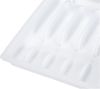 Kesper 30086 Besteckkasten ausziehbar, Kunststoff, Maße: 29 -50 cm x 38 x 6.5 cm, weiß Bild 3