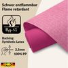 ANRO Teppich AXEL Eventteppich BFl-S1 Uni Messeteppich Läufer, Rechteckig, Höhe: 3 mm, schwer entflammbar Läufer 100x60cm Einfarbig Magenta Bild 2