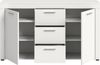 INOSIGN Sideboard Aosta, Breite 125 cm, in verschiedenen Farbausführungen, mit 2 Türen und 3 Schubkästen, Wohnzimmer, Kommode, Schrank Bild 4