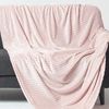 Plaid Samt-Jacquard-Decke Mora – Tagesdecke rosa, 130 x 160 cm, Homescapes Bild 2