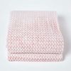 Plaid Samt-Jacquard-Decke Mora – Tagesdecke rosa, 130 x 160 cm, Homescapes Bild 3