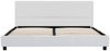 vidaXL Bettgestell Weiß Kunstleder 120x200 cm 284764 Bild 2