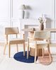 Esszimmerstuhl 2er Set DALBO Bouclé Hellbraun Beige Bild 3