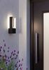 Eglo 98725 LED Wandleuchte RIFORANO Aluguss schwarz / Kunststoff weiß LxBxH:11,0 x 8,5 x 29 cm - IP44 - 2X5W - 3000K Bild 2