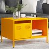 vidaXL Couchtisch Senfgelb 68,5x50x43,5 cm Kaltgewalzter Stahl 851283 Bild 4