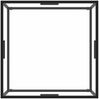 vidaXL Couchtisch Schwarz mit Hartglas 80x80x35 cm 322875 Bild 3