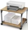 Durable Druckertisch BxTxH600x477x432mm auf Rollen silber/buche Bild 2