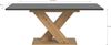 Esstisch ausziehbar Artisan Grau, X-Fuß, 150-190 cm, modern Bild 3