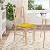 vidaXL Sitzkissen 4 pcs Gelb 40 x 40 x 3 cm Samt 42015213 Bild 4