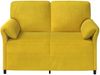 vidaXL 2-Sitzer Sofa Gelb 138 x 83 x 95 cm Samt 42033946 Bild 3