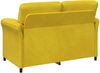 vidaXL 2-Sitzer Sofa Gelb 138 x 83 x 95 cm Samt 42033946 Bild 5