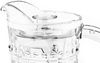 Ripple Karaffenset aus Glas – 1,8 Liter Karaffe mit 6 Gläsern Transparent Bild 4