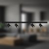 Briloner Leuchten Schienensystem-Sets RAIL, ohne Leuchtmittel, Schienensystem Rail 1,5 m Schwarz max. 9W Decke Wohnzimmer Büro Küche Bild 3