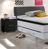 Nachtkommode >Nelli< in Schwarz - 46x43x42cm (BxHxT) Bild 1