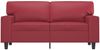 vidaXL 2-Sitzer-Sofa Weinrot 120 cm Kunstleder 359415 Bild 3