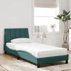vidaXL Bett mit Matratze "Hanko" Dunkelgrün 90x190 cm Samt 3208571 Bild 3