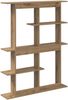 vidaXL Wandregal Artisan-Eiche 102 x 20 x 130 cm Holzwerkstoff 8012059 Bild 5